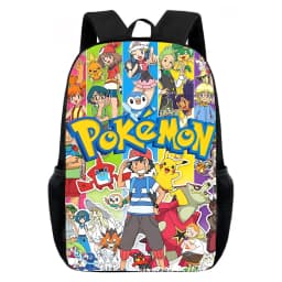 Cartoon Pikachu Backpacks Print Primary Software Backpacks for Boy and Girls Best Gifts Lightweight Cartoon School Bag for Kids