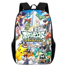 Cartoon Pikachu Backpacks Print Primary Software Backpacks for Boy and Girls Best Gifts Lightweight Cartoon School Bag for Kids