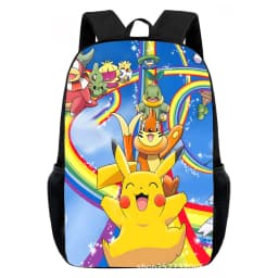 Cartoon Pikachu Backpacks Print Primary Software Backpacks for Boy and Girls Best Gifts Lightweight Cartoon School Bag for Kids