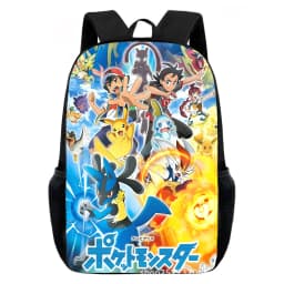 Cartoon Pikachu Backpacks Print Primary Software Backpacks for Boy and Girls Best Gifts Lightweight Cartoon School Bag for Kids