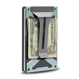 MagSafe Wallet Money Clip with AirTag Holder And 1 Magnetic Sheet Compatible with Magnetic & Non-Magnetic Phones