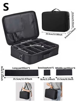 New Oxford Makeup Bag For Women Waterproof Large Capacity Travel Cosmetic Case Artist Full Professional Makeup Case Female
