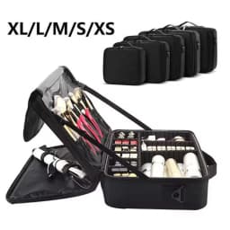 New Oxford Makeup Bag For Women Waterproof Large Capacity Travel Cosmetic Case Artist Full Professional Makeup Case Female
