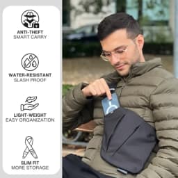 Unisex Anti-Theft Chest Bag - Adjustable Straps, Multi-Purpose Storage Pouch, Secure Travel Wallet