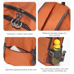 FOUVOR Ultra Light Backpack Large Capacity Backpacks 2026 Outdoor Travel Hiking Foldable Convenient School Backpack Bags 3037-03