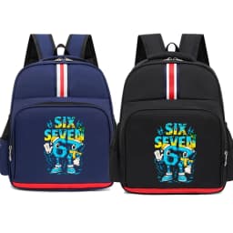 Waterproof Bookbag Six Seven 6 7 Italian Brainrot Cartoon Primary Bags Kids Meme 67 Backpack for Kindergarten Boys Girls Gift