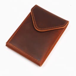 100% Genuine Leather Wallet For Men Male Original Cowhide Slim Minimalist Front Pocket Cash Wallet Card Holder With Flap Closure