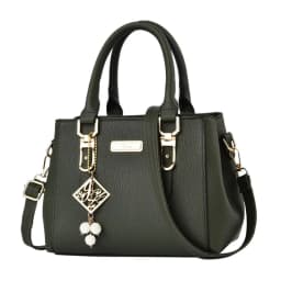 Trendy Leather Handbags Open Pocket Large Capacity Shoulder Bag Polyester Cotton Messenger Bag