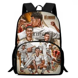 15-Inch Cool B-Bellingham Print Backpacks Large capacity Backpack For Kids School Backpack For Boys&Girls Bag For Children