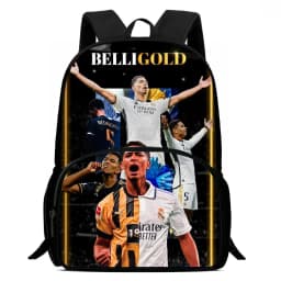 15-Inch Cool B-Bellingham Print Backpacks Large capacity Backpack For Kids School Backpack For Boys&Girls Bag For Children