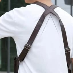 Retro Anti-theft Storage Vest Bag Multi-Pocket Concealed Strap Chest Bag Leather Multifunction Mobile Phone Bag Hunting