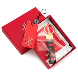 CH Fashion Keychain Simple and Exquisite Style Gift 2026 Jewellery Niche High-end Keychain Leather Keychain