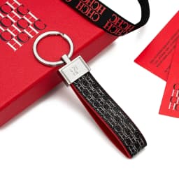 CH Fashion Keychain Simple and Exquisite Style Gift 2026 Jewellery Niche High-end Keychain Leather Keychain