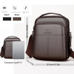 2026 New Men's Bag Shoulder Fashion Crossbody Bag Men Handbag Business Small Backpack Leisure Trendy Bag