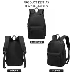 Mini Men's Backpack Fashion Small Black Shoulder School Bag for Man Lightweight Designer Waterproof Travel Backpacks Male