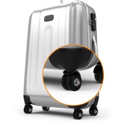Silent Suitcase Wheels Rubber Trolley Luggage Casters High-Quality Durable Travel Bag Wheel Repair Accessories for Quiet Rolling