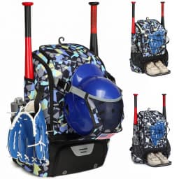 Softball Equipment Bag Baseball Backpack with Shoe Compartment Softball Bag for Youth Large Capacity Sport Baseball Backpack