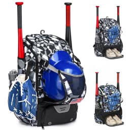 Softball Equipment Bag Baseball Backpack with Shoe Compartment Softball Bag for Youth Large Capacity Sport Baseball Backpack