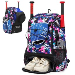 Softball Equipment Bag Baseball Backpack with Shoe Compartment Softball Bag for Youth Large Capacity Sport Baseball Backpack