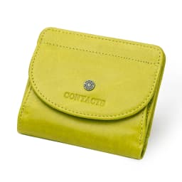 Contact's 100% Genuine Leather Wallet Green Women Small Coin Purse Mini Card Holder Wallets Mini Money Bag for Ladies Carteras