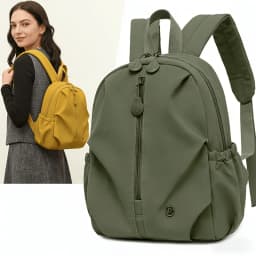 Women's Anti-Theft Large Capacity Nylon Backpack with Multifunctional Laptop Compartment for Daily Travel And Commuting