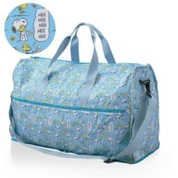 New 38L Large Capacity Lightweight Foldable Water-Repellent Travel Bag Cartoon Snoopy Casual Travel Bag Outdoor Handbag