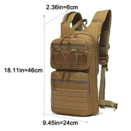 Tactical Backpack Large Capacity Outdoor Hiking Camping Cycling Rucksack Multi-Pocket Travel Daypack for Men Women