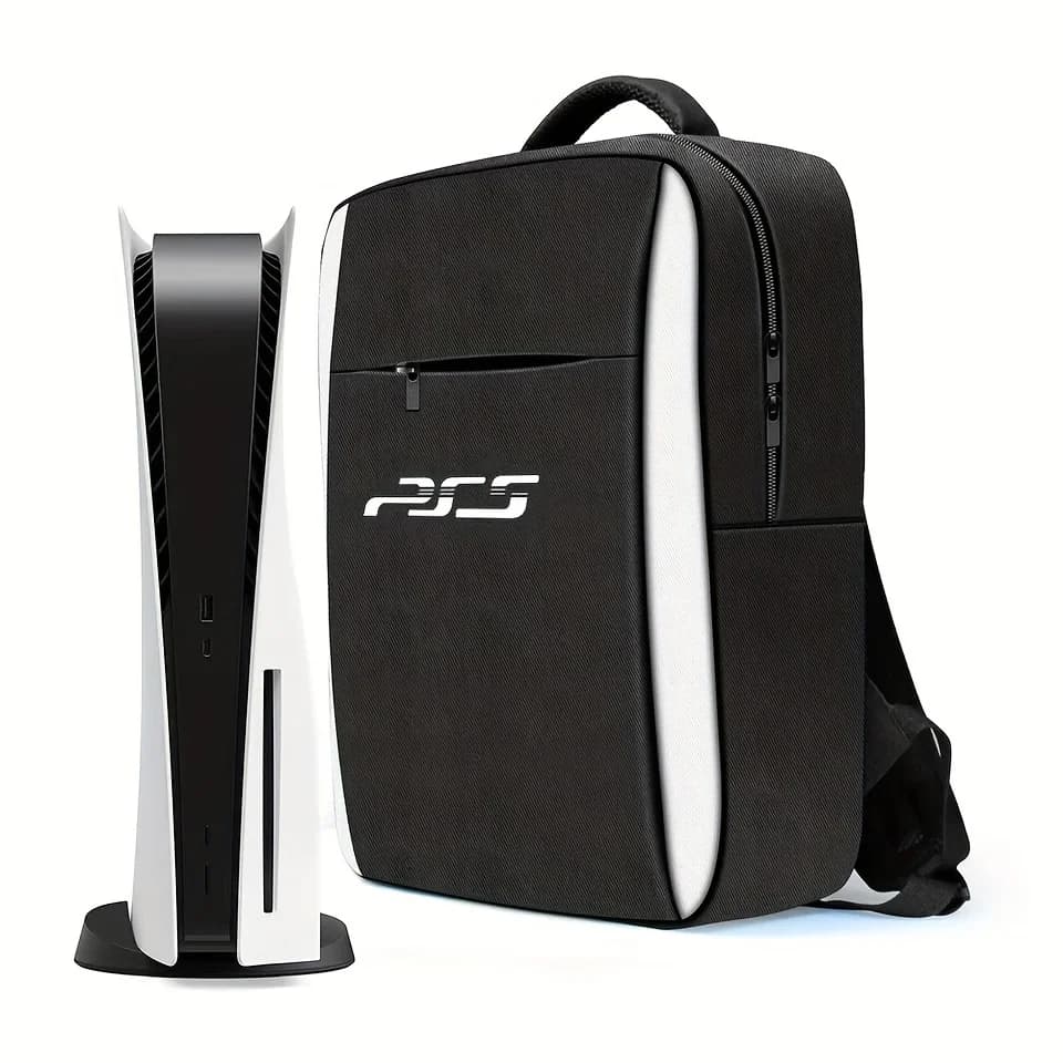 Travel Backpack For PS5 Console, Accessories, Protective Carrying Case Storage Bag Compatible With Sony PS5 Console