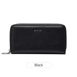 MIYIN Women's Wallet RFID Shielding Double Zipper Women's Clutch Bag Retro Minimalist Multi-function Multi-card Slot Card Holder