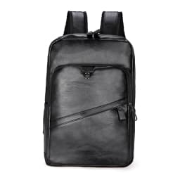 Men Backpack PU Leather Bagpack Large Laptop Backpacks Male Mochilas Casual Schoolbag For Teenagers Boys High Quality Rucksack