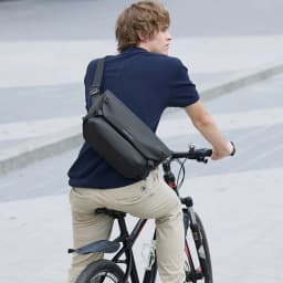 HcanKcan Man Shoulder Bag Waterproof Big Capacity Messenger Bags Fit Mini Ipad Daily Casual Work Cycling Weekend Outdoor Bag