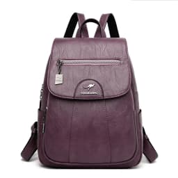 2024 New Women Leather Backpacks High Quality Female Vintage Backpack For Girls School Bag Travel Bagpack Ladies Back Pack