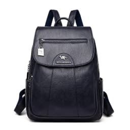 2024 New Women Leather Backpacks High Quality Female Vintage Backpack For Girls School Bag Travel Bagpack Ladies Back Pack