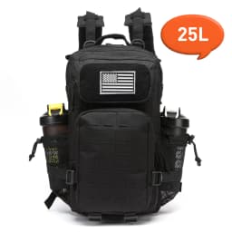 25L/50L Tactical Backpack Bag Hunting MOLLE Backpack GYM For Men EDC Outdoor Hiking Rucksack Witch 2 Bottle Holders