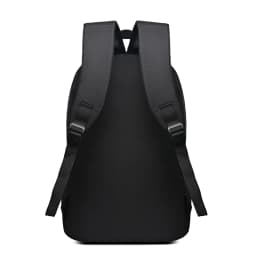 Neutral brand multi-layered backpack for men and women with various pockets,suitable for business trips.Made of nylon material.