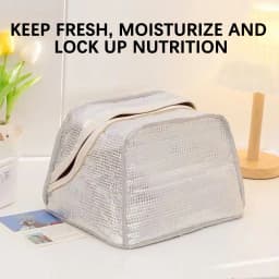 Cute Capybara Lunch Bag Large Capacity Waterproof Oil-Proof Animal Print Insulated Bento Box Carrier For Kids School Office