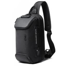 BANGE New Model Class Song Men's Business Anti-Theft Single Shoulder Bag Tech USB Lightweight Outdoor Male Crossbody Chest Bag