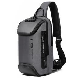 BANGE New Model Class Song Men's Business Anti-Theft Single Shoulder Bag Tech USB Lightweight Outdoor Male Crossbody Chest Bag
