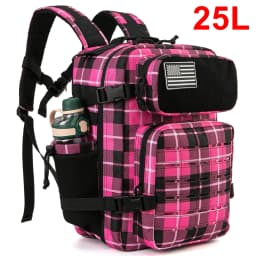 25L/45L Tactical Backpack for Women/men Laser Cut Molle Survival Daypack School Bag Gym Rucksack with Dual Cup Holder