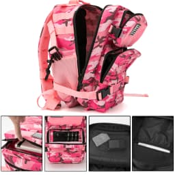 25L/45L Tactical Backpack for Women/men Laser Cut Molle Survival Daypack School Bag Gym Rucksack with Dual Cup Holder