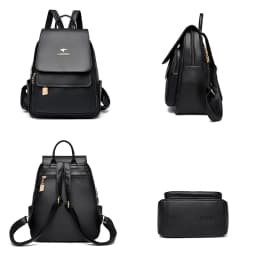 2026 New High Quality Leather Backpack Women's Large Capacity Travel Backpack Fashion School Bags Mochila Shoulder Bag For Women