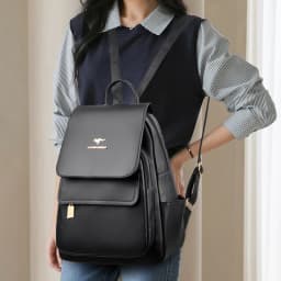 2026 New High Quality Leather Backpack Women's Large Capacity Travel Backpack Fashion School Bags Mochila Shoulder Bag For Women