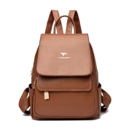 2026 New High Quality Leather Backpack Women's Large Capacity Travel Backpack Fashion School Bags Mochila Shoulder Bag For Women