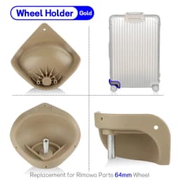 Suitcase Base Replacement for Rimowa Wheels Fixed Bace Repair Luggage Accessories Wheel Arch Travel Organizer