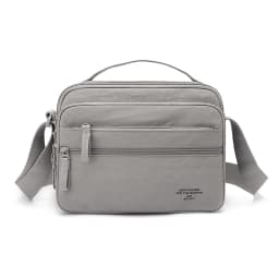 Men's Lightweight Oxford Cloth Crossbody Bag - Multi-Layered Durable Sling for Daily Commute And Travel - Shoulder Chest Bag