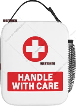 Funny Human Organ for Transplant Insulated Lunch Box Portable Lunch Bag Reusable Lunch Tote for Women Men and Kids-Gag Gift