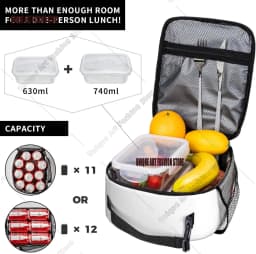 Funny Human Organ for Transplant Insulated Lunch Box Portable Lunch Bag Reusable Lunch Tote for Women Men and Kids-Gag Gift