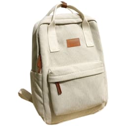 Sleek Stylish Corduroy Backpack Multi-Color Adjustable-Strap Lightweight for Daily Use Casual Functional Elegant Simple Bag