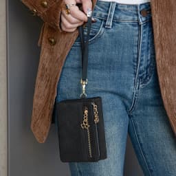 Retro Bi-Fold Women's Wallet Stylish Stitched Diamond Patterned Coin Purse High-Quality PU Leather Short Wallet with Wrist Strap
