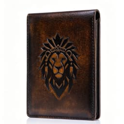 SCHLATUM Front Pocket Wallet for Men Slim Lightweight RFID Blocking Genuine Leather Bifold Thin Wallet with 10 Card Slots